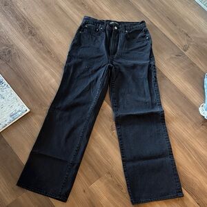 Denim Forum The Farrah Hi-Rise Wide Size 28